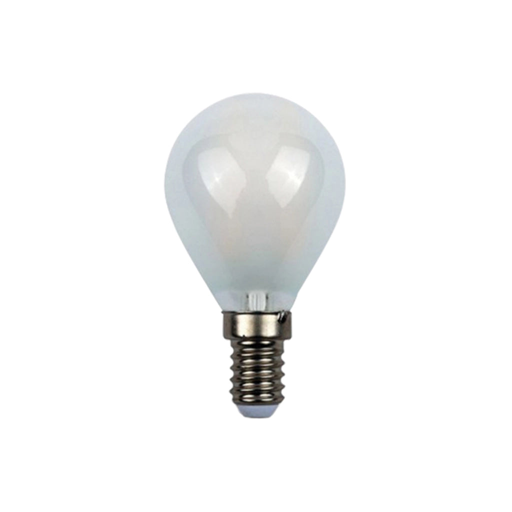 Alcapower Lampadina LED Minisfera G45 E14 4W 500lm 3000K Luce Calda Vetro Frost - Soluzione di illuminazione ad alta efficienza energetica Classe E