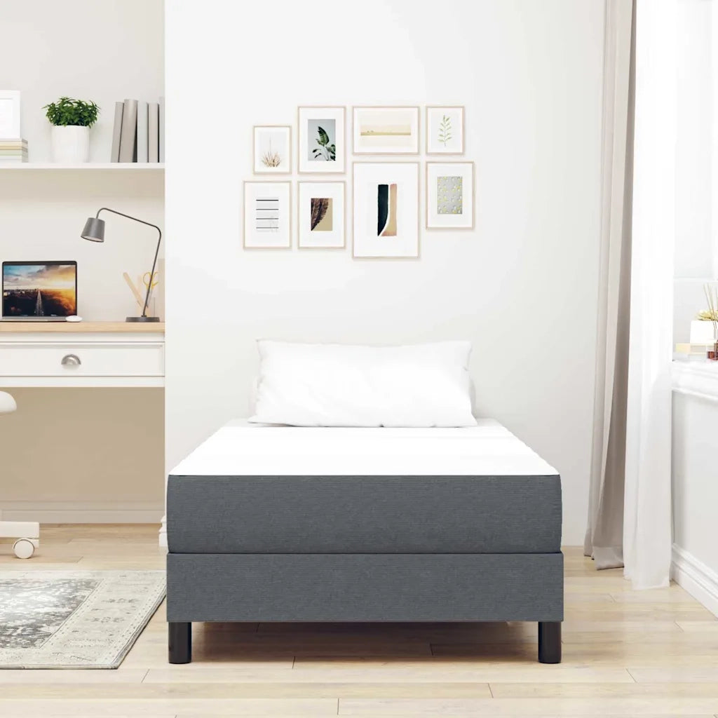 Materasso-Materasso per letto Grigio 100 x 200 cm Tessuto