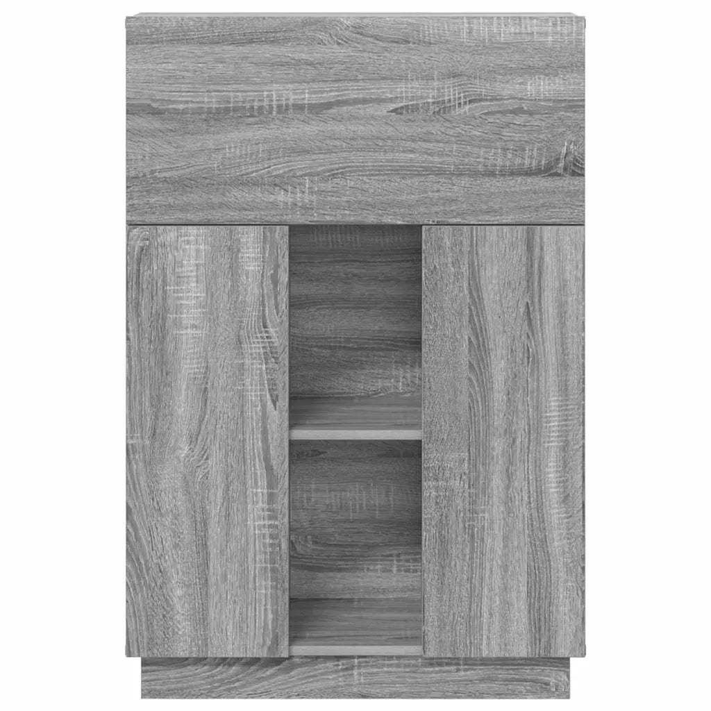 Scrivania con lo scaffale Grigio Sonoma 71,5 x 31,5 x 106,5 cm 869487