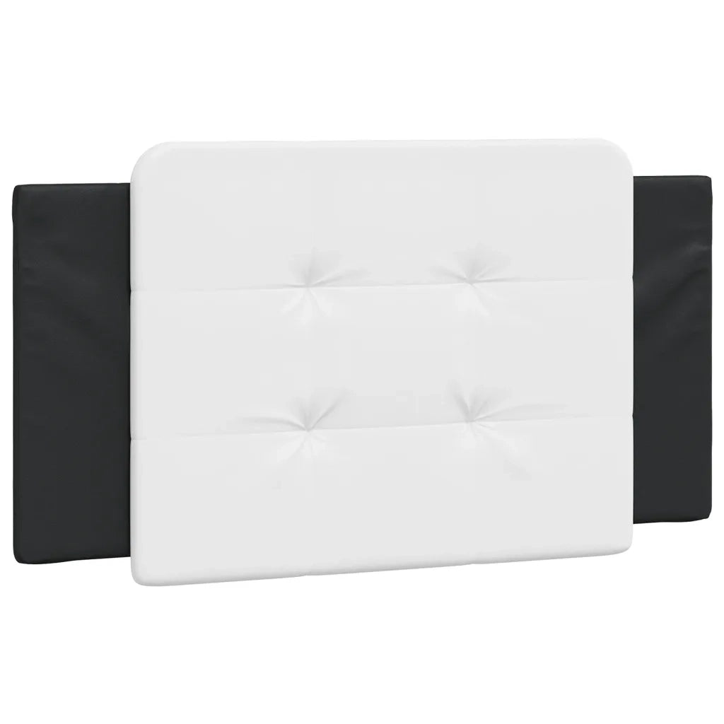 Cuscino testiera Zadar Bianco e Nero 100 cm in Similpelle 3207729