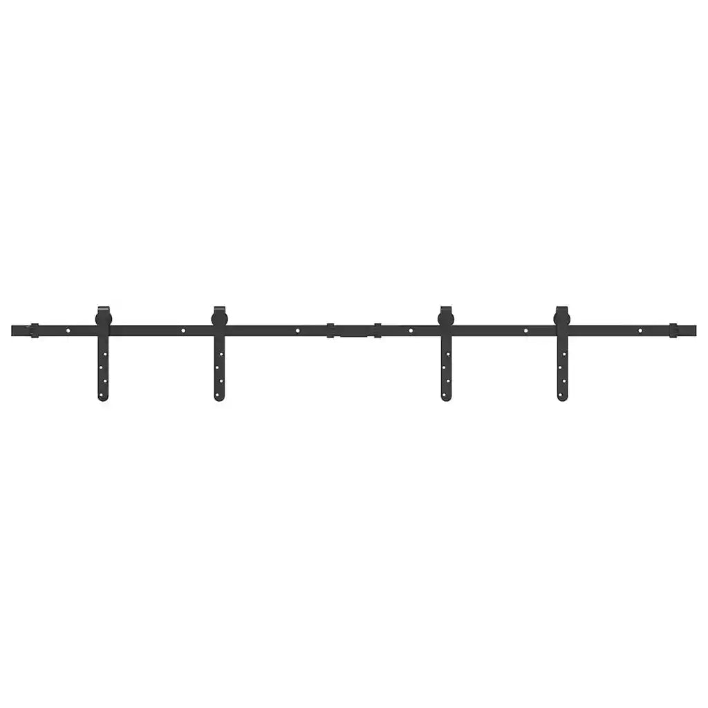 vidaXL Kit Anta Scorrevole per Armadio 152 cm in Acciaio al Carbonio