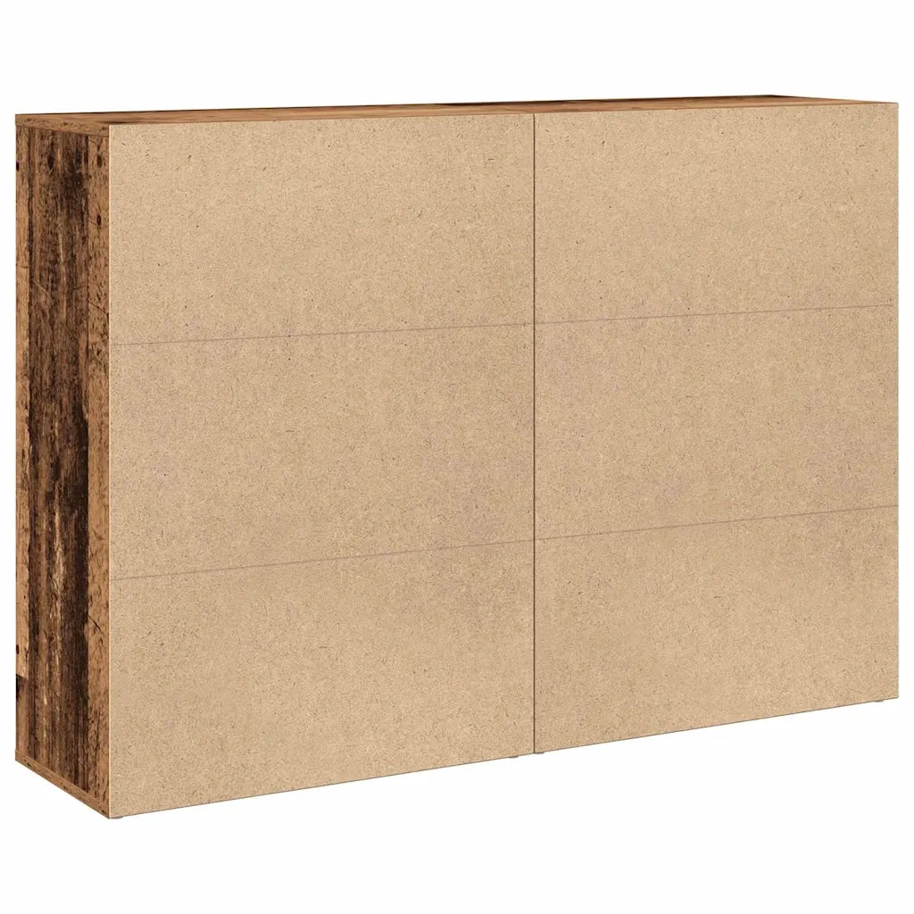 Credenza 2 pcs Legno vecchio 60 x 31 x 84 cm Legno multistrato 3334302