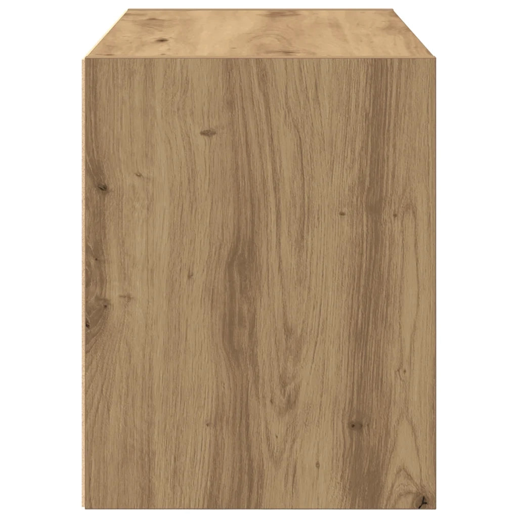 vidaXL Armadio con 2 Cassetti Rovere Artigianale 60x31x40cm Truciolato