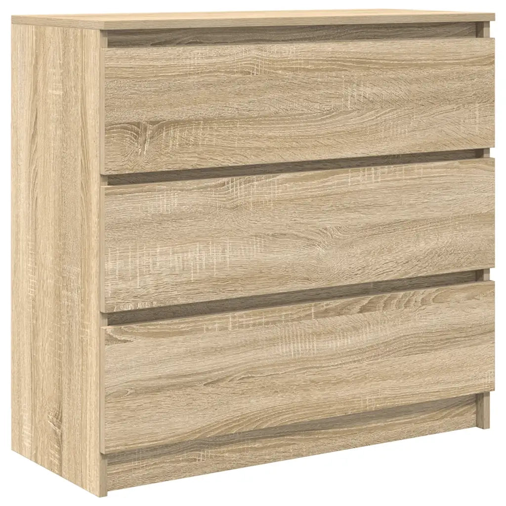 Credenza Rovere Sonoma 80x35x76 cm in Legno Multistrato 861735