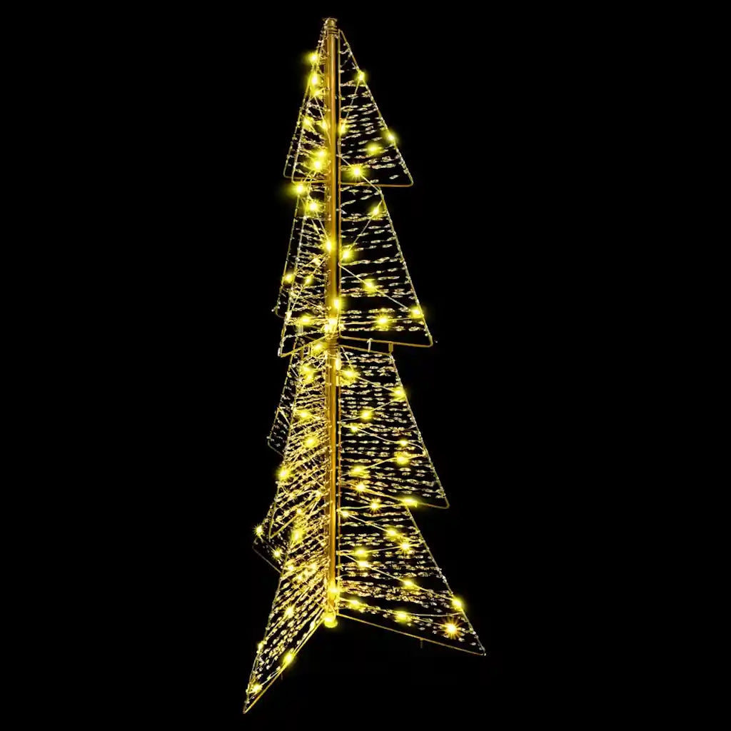 Albero di Natale con 100 LED Bianco caldo 120 cm PET 42019217