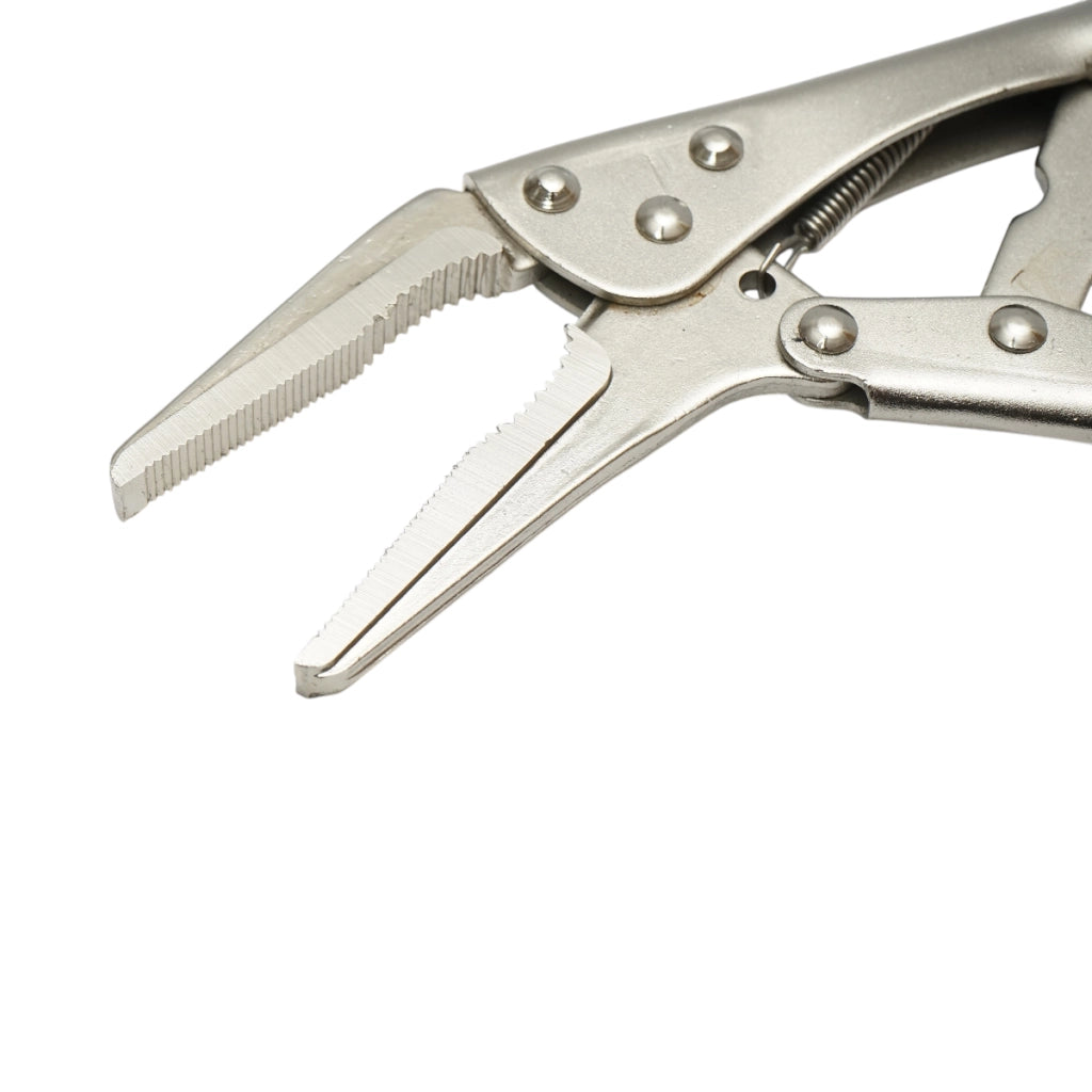 Pinza autobloccante con ganasce curve a V, 250 mm, acciaio Cr-V