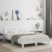 Struttura del letto Bianco 152 x 203 cm Legno multistrato 3402852