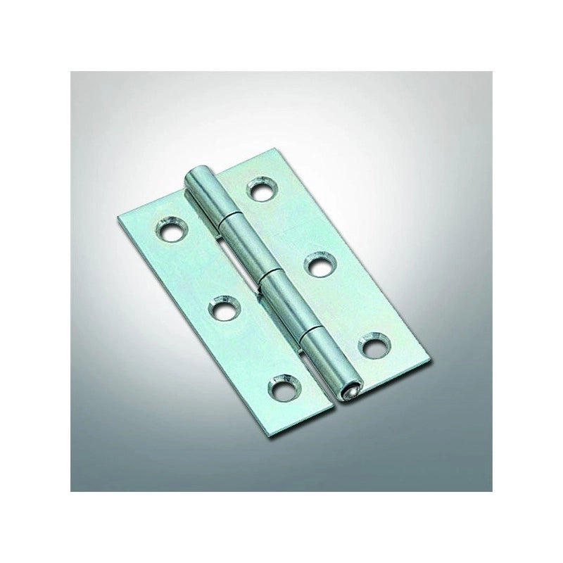 CERNIERA STRETTA PERNO FISSO 40x30 mm - 100 pezzi- CERNIERIFICIO VALTOCE
