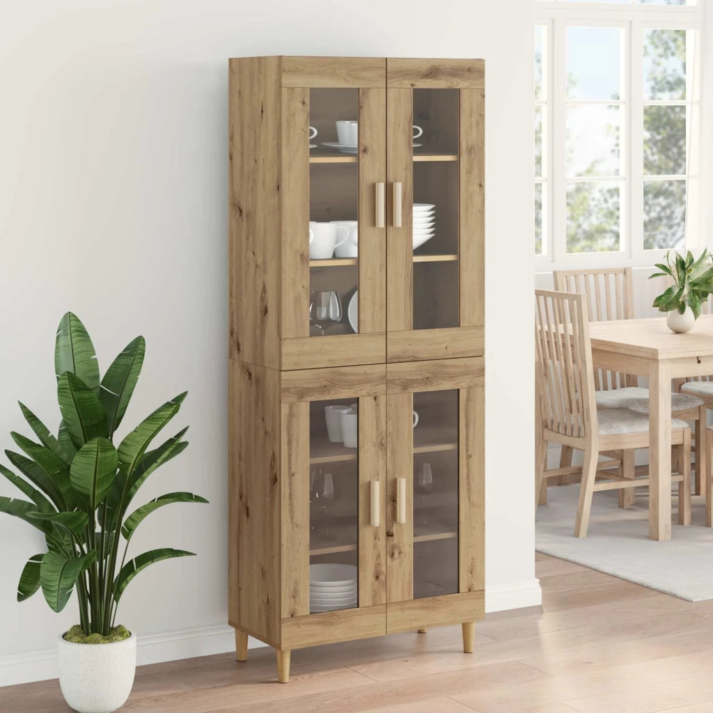 Credenza | Madia | Buffet da pranzo | Armadio da pranzo Rovere artigianale 69,5 x 34 x 180 cm