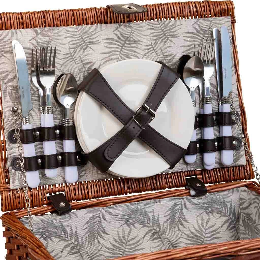 Cestino pic-nic marrone 40x28x19h