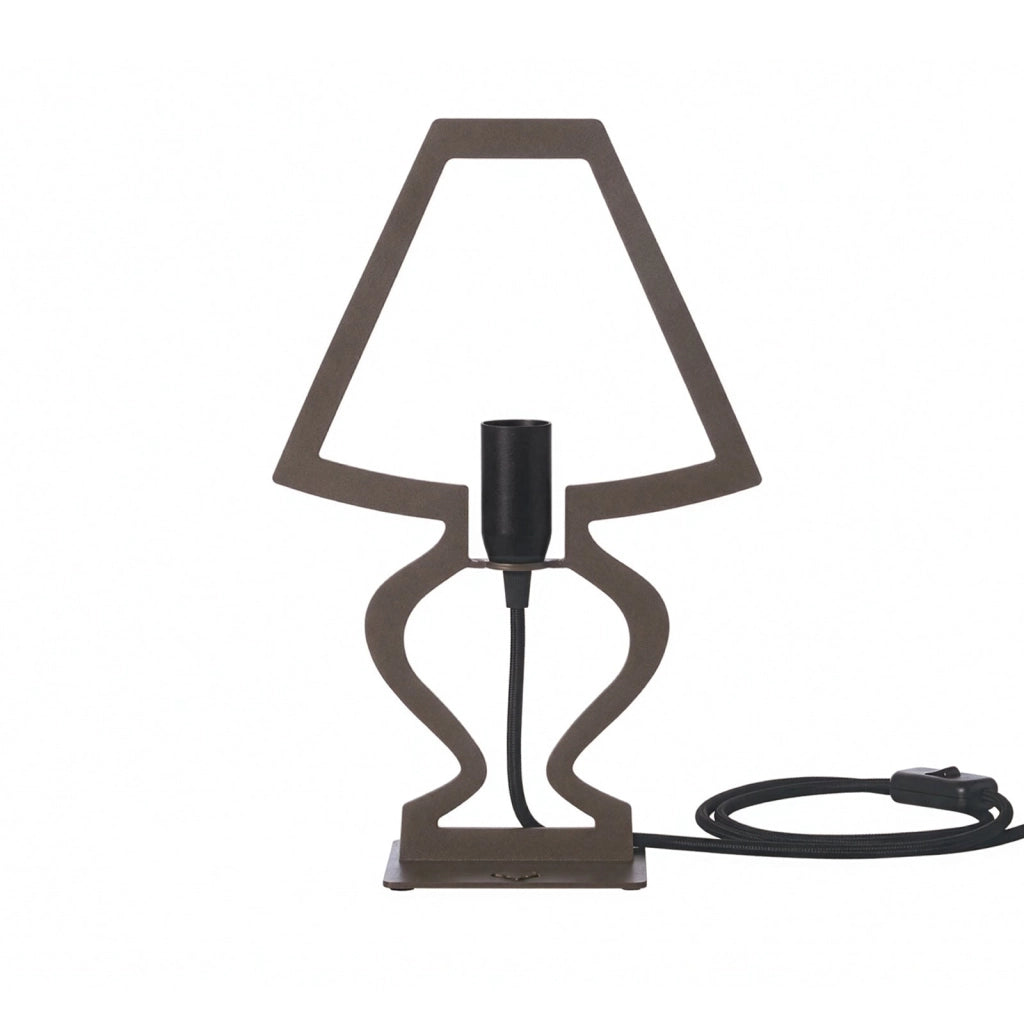 Lampada da tavolo design Silhouette piccola Oro trasparente