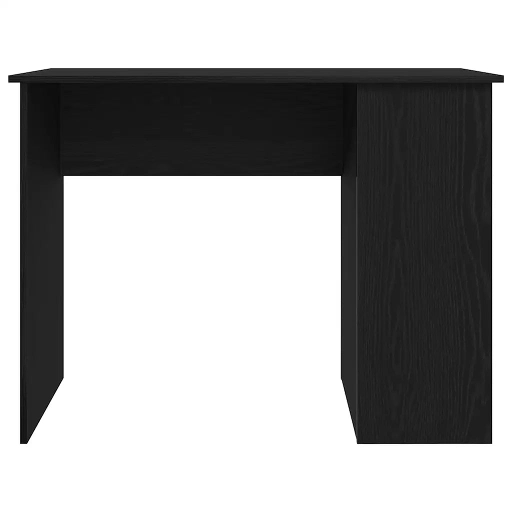 Scrivania | Tavolo da Ufficio Rovere Nero 100x55x75 cm in Legno Multistrato