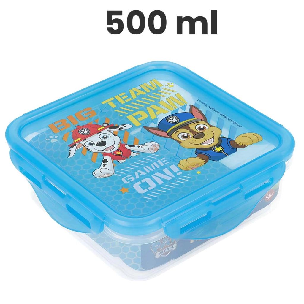 Contenitore per il pranzo per bambini 500 ml ermetico chiusura sicura Blu Paw Patrol