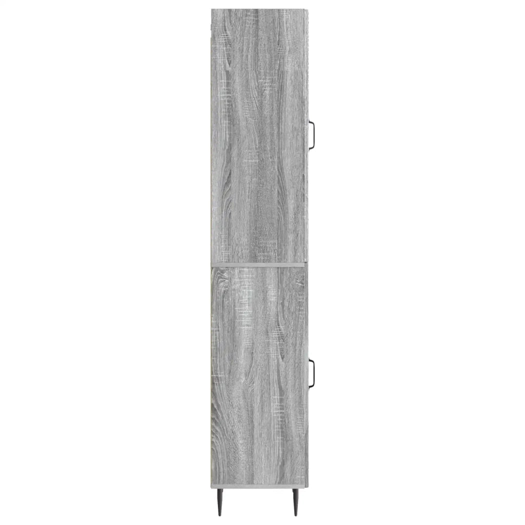 Set di armadi 2 pcs Sonoma grigio 33 x 34,5 x 89,5 cm 3416634