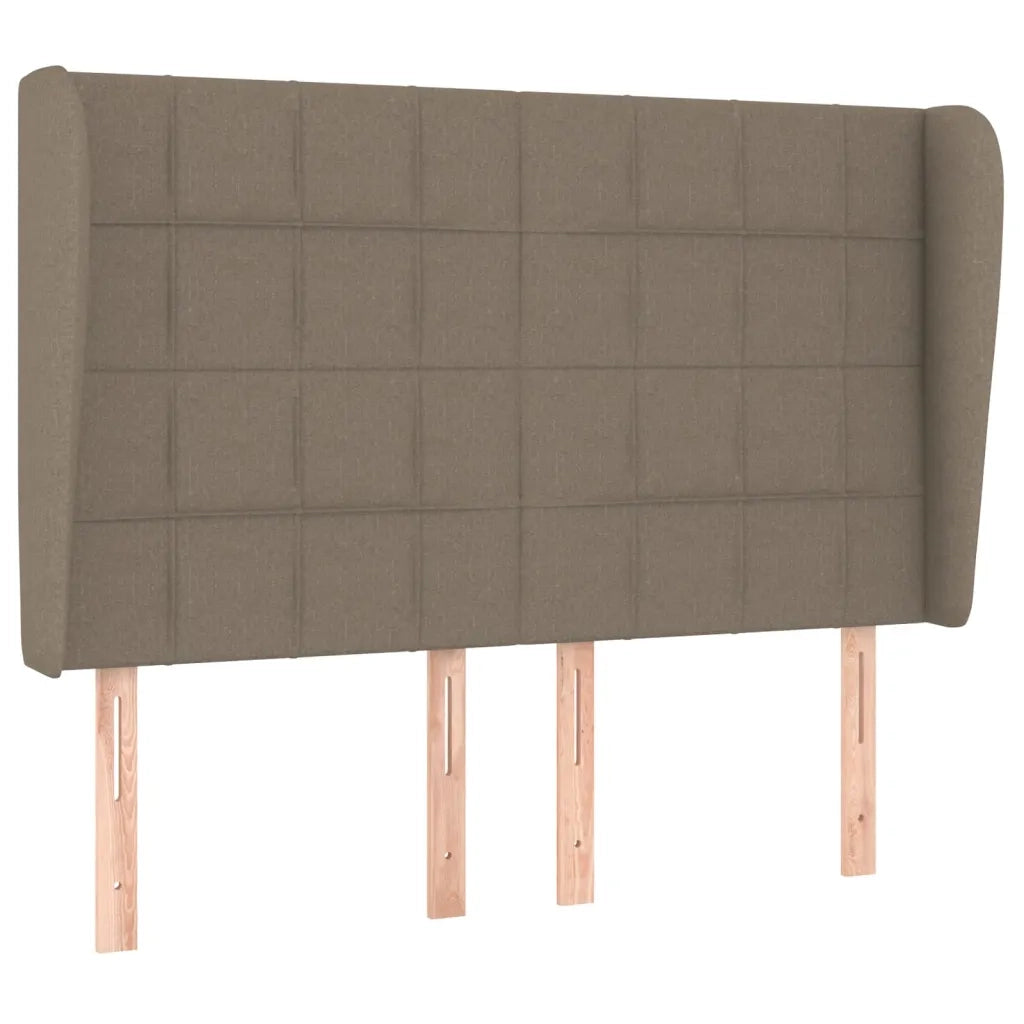 Giroletto a Molle con Materasso Tortora 140x190 cm in Tessuto