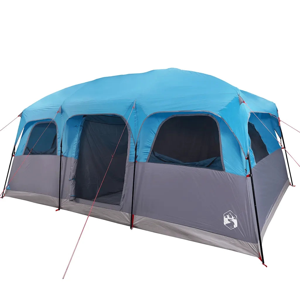 Tenda Familiare Cabina per 10 Persone Blu Impermeabile 94540