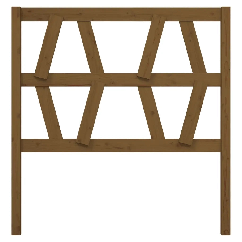 Testiera | Testata per Letto ambra 81x4x100 cm in Legno Massello di Pino