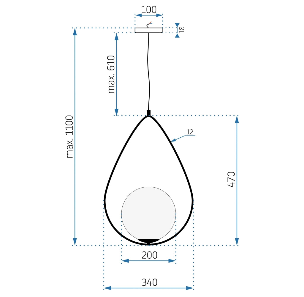 Lampada APP938-1CP