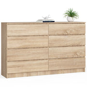 Cassettiera AKORD K160 Sonoma Quercia 160 cm 8 cassetti 160x40x99 cm