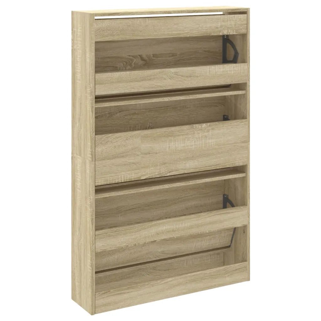 Scarpiera | Mobile per scarpe Rovere Sonoma 80x21x125,5 cm in Legno Multistrato