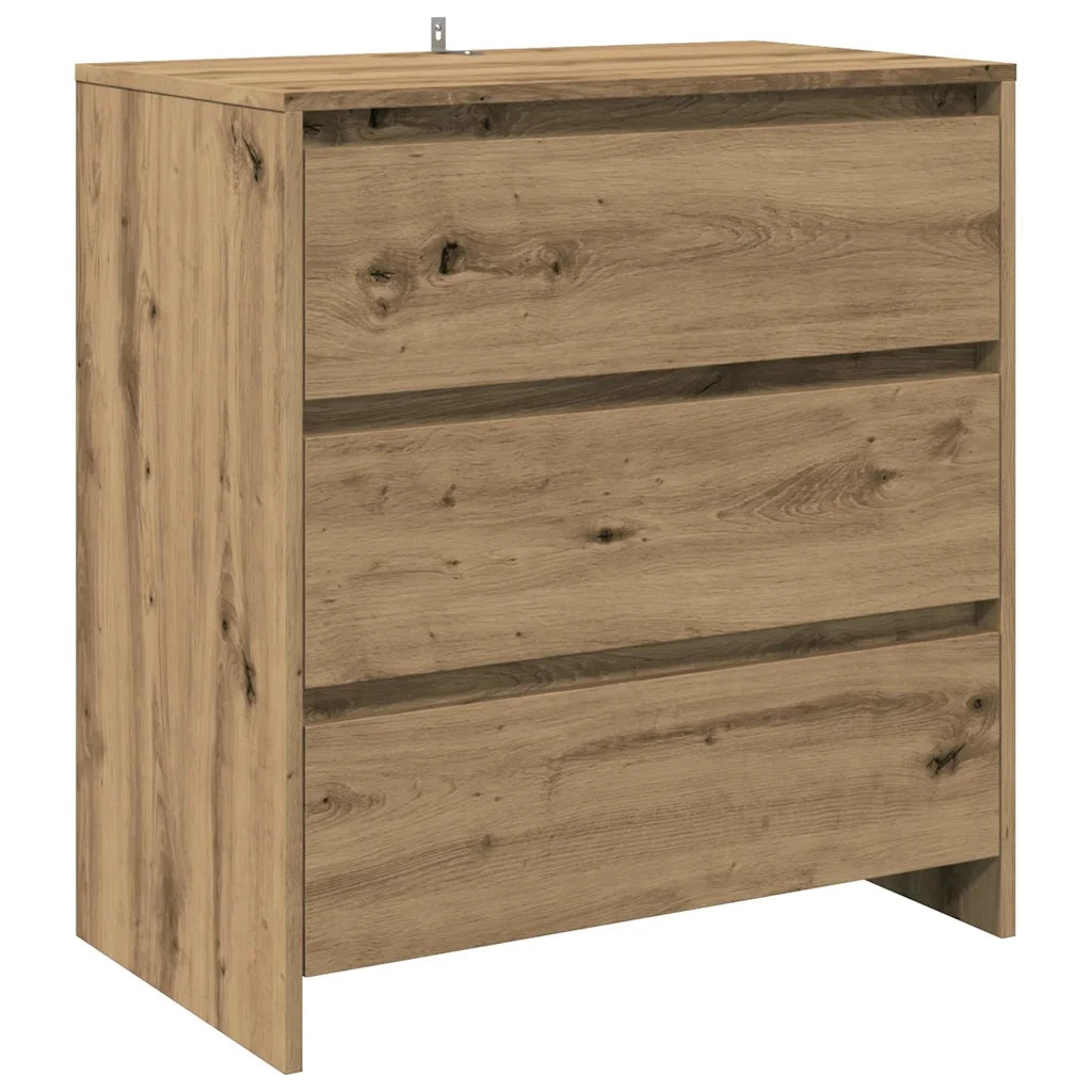 Credenza 2 pz Rovere Artigianale in Legno Multistrato 3329178