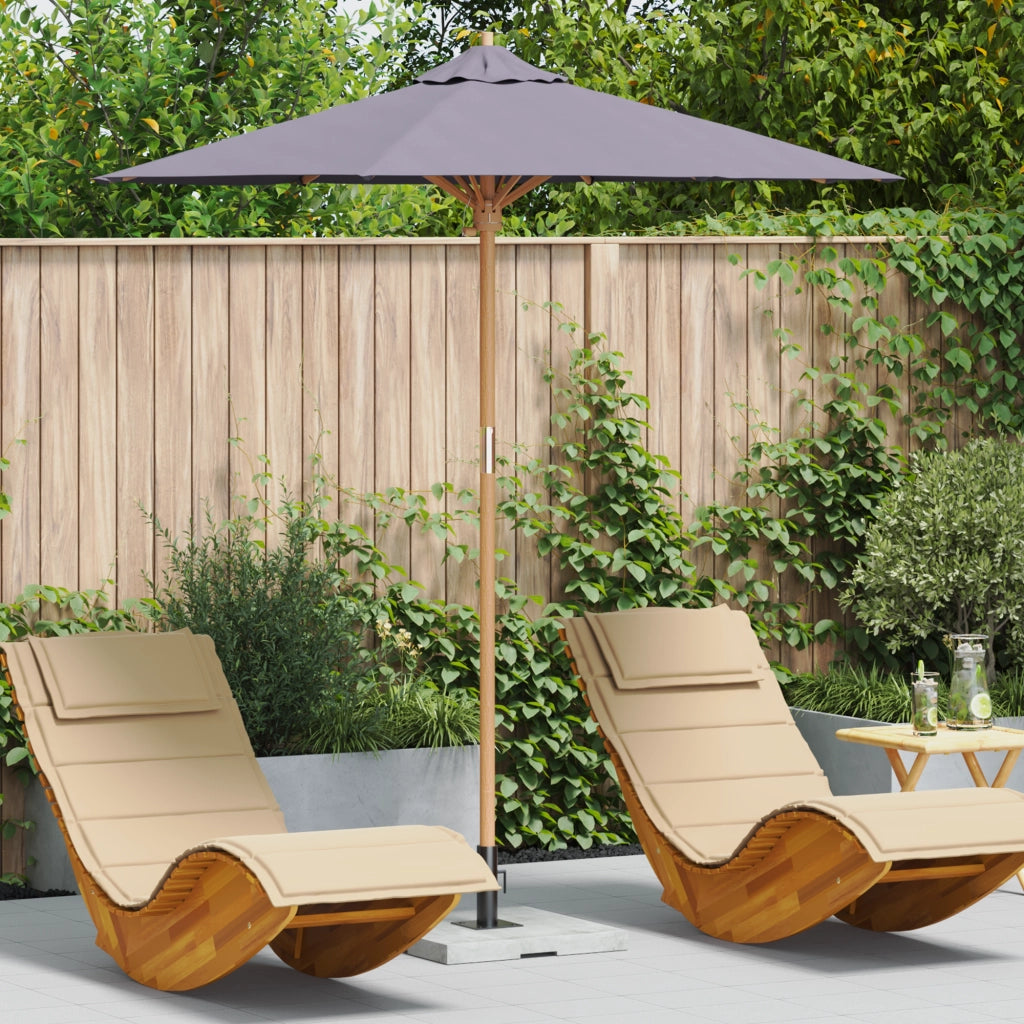 Ombrellone Giardino Grigio Scuro 217x230 cm BambÃ¹
