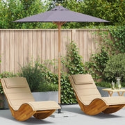 Ombrellone Giardino Grigio Scuro 217x230 cm BambÃ¹