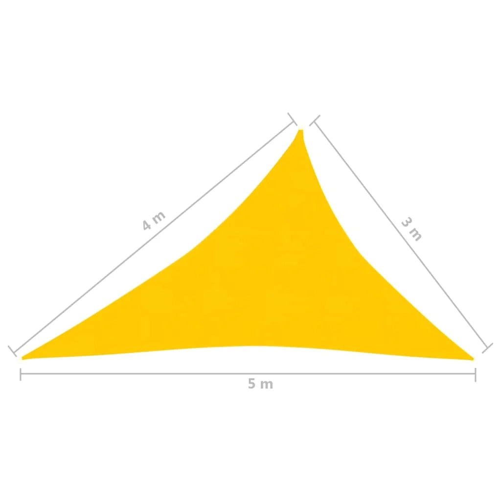 Vela in tessuto per ombrellone 160 g/m² HDPE 3 x 4 x 5 m giallo 02_0009128