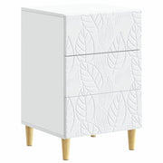 Comodino Bianco 43 x 39,5 x 66,5 cm Legno ingegnerizzato 895015