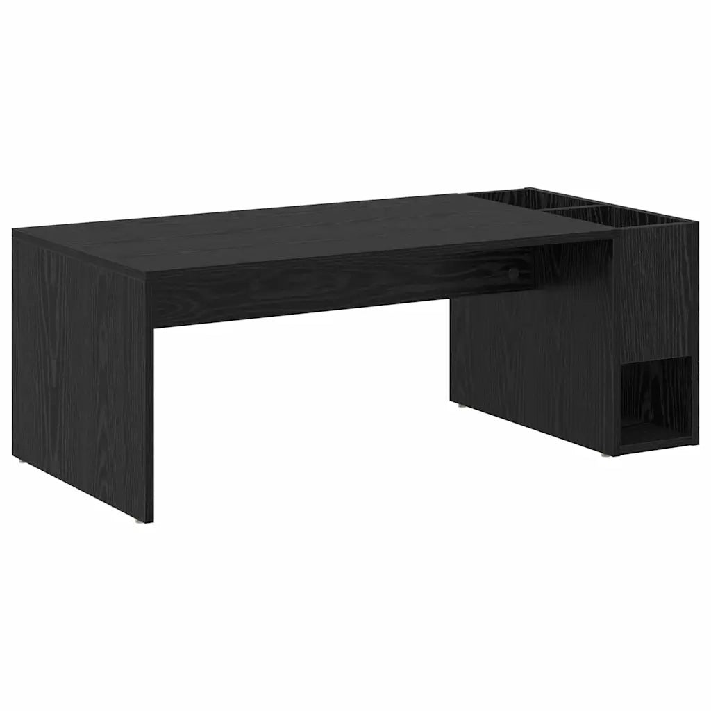 Tavolino da salotto Rovere Nero 101,5 x 50 x 37 cm