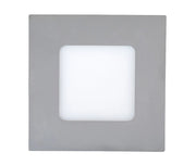 Faretto incasso LED 3W quadrato IP44 cromo Rabalux