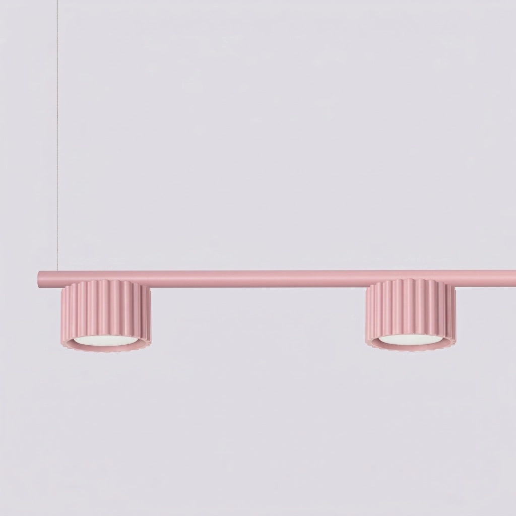 Lampadario AURA 4 rosa Gx53