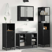 Set di mobili per il bagno Rovere Nero 35 x 37,5 x 166 cm