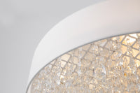 Plafoniera Modern in Metallo Manfred Bianco