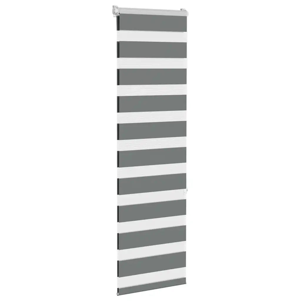 vidaXL Tenda a Rullo Zebra Larghezza Tessuto 35,9 cm Poliestere