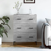 Credenza-Buffet-Armadio da cucina Grigio Cemento 69,5x34x90 cm in Legno Multistrato 462228