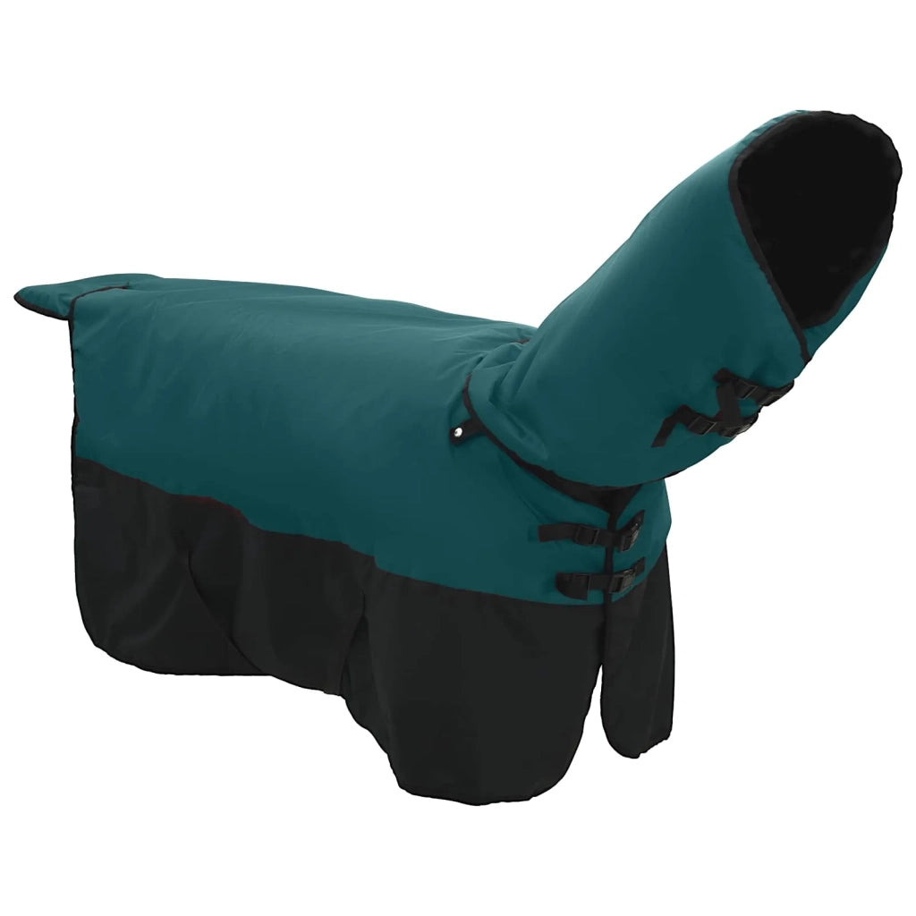 Coperta per Cavalli Verde Scuro e Nero 75 cm Poliestere CFW3818546