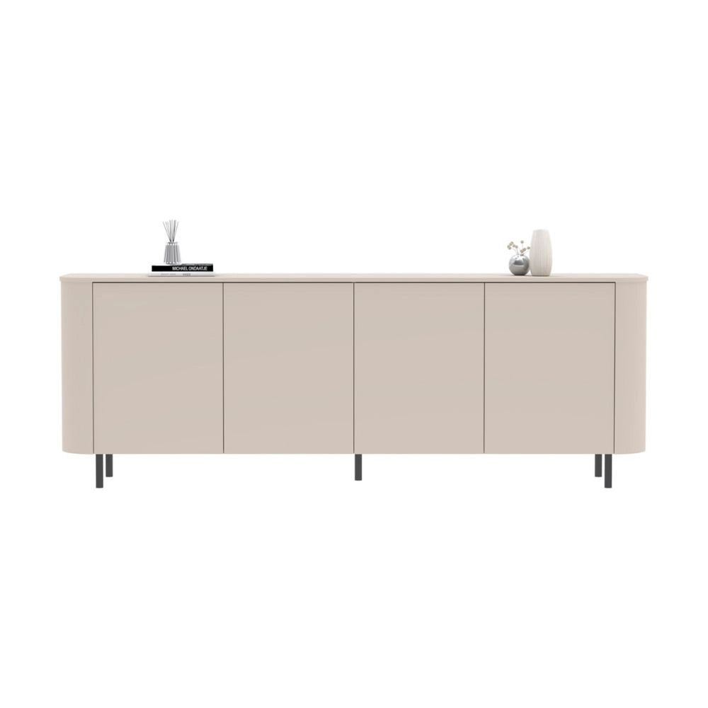 Madia Marini con 4 ante 230x43x85 H cm colore cashmere