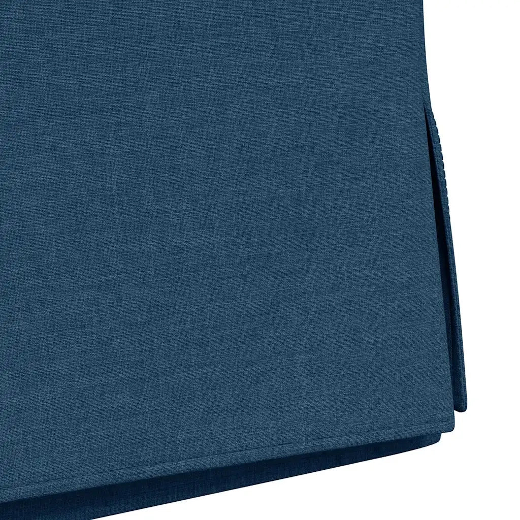 Sedie da pranzo 2 pcs Blu 57 x 67 x 98 cm Tessuto