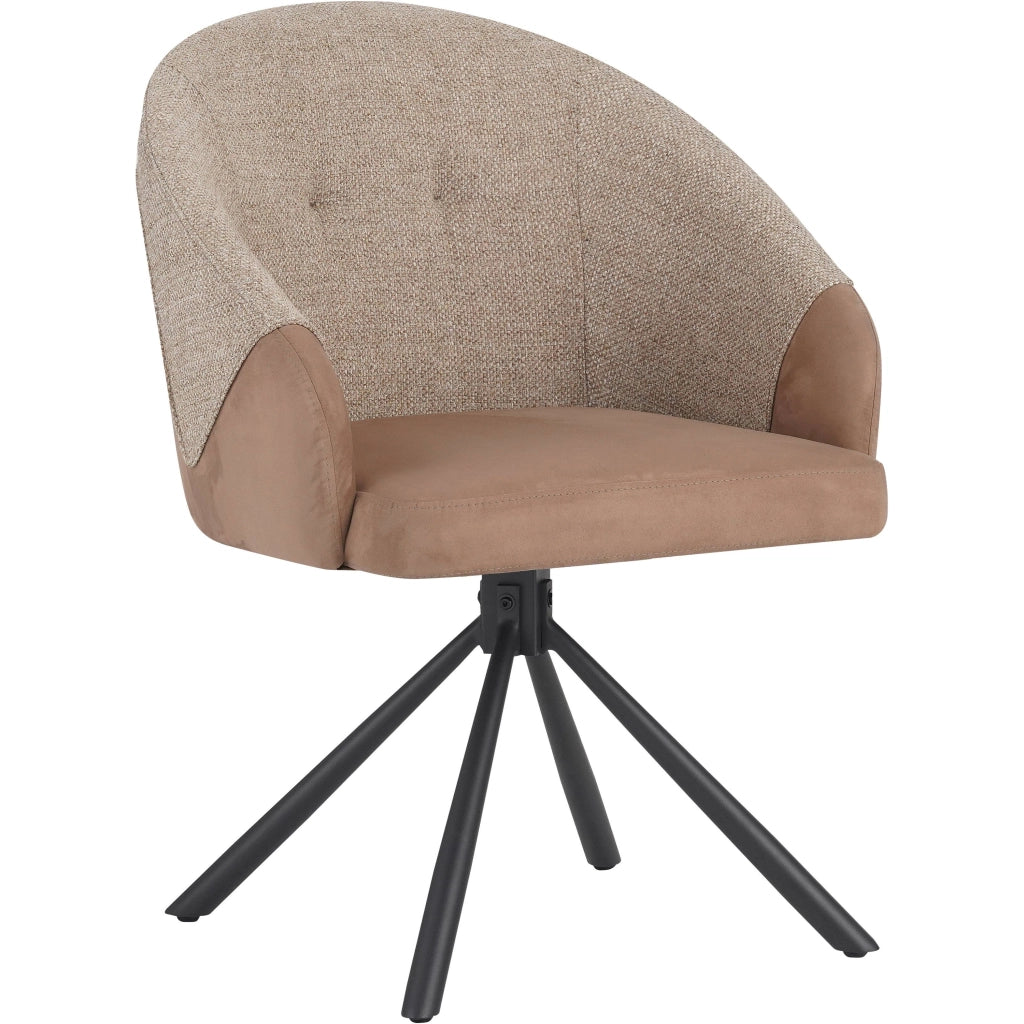Sedia TONIR (marrone + beige)