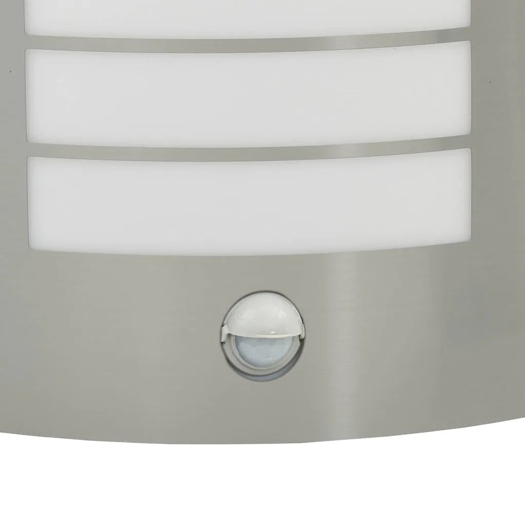 Lampada da Parete Esterna 2 pz Argento 23.5 x 9 x 26 cm CFW2457767