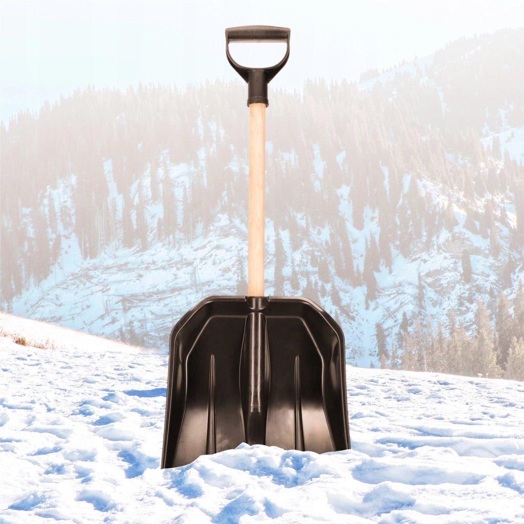 Pala da neve KADAX, pala da neve per auto e giardino, robusta, 30x60 cm