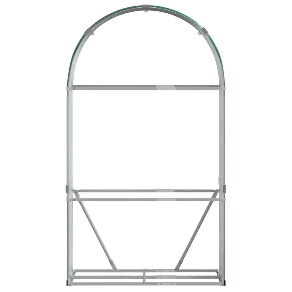 Portalegna 120 x 45 x 210 cm acciaio zincato verde 02_0043762