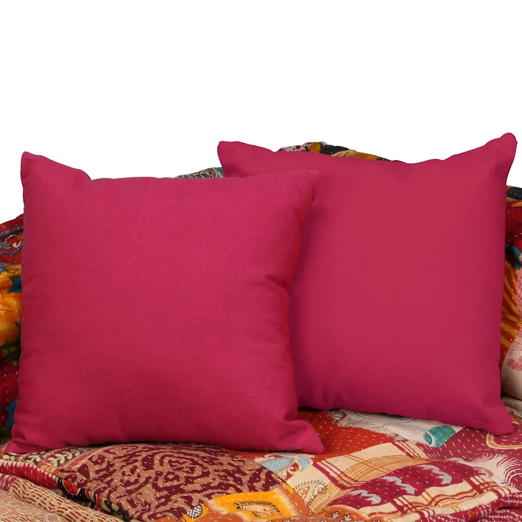 Pouf Modulare a 4 Posti in Tessuto Patchwork 244981