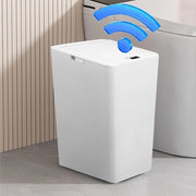 Sensor di riconoscimento della spazzatura 15L - Contenitore di rifiuti automatico per cucina e bagno - Bianco