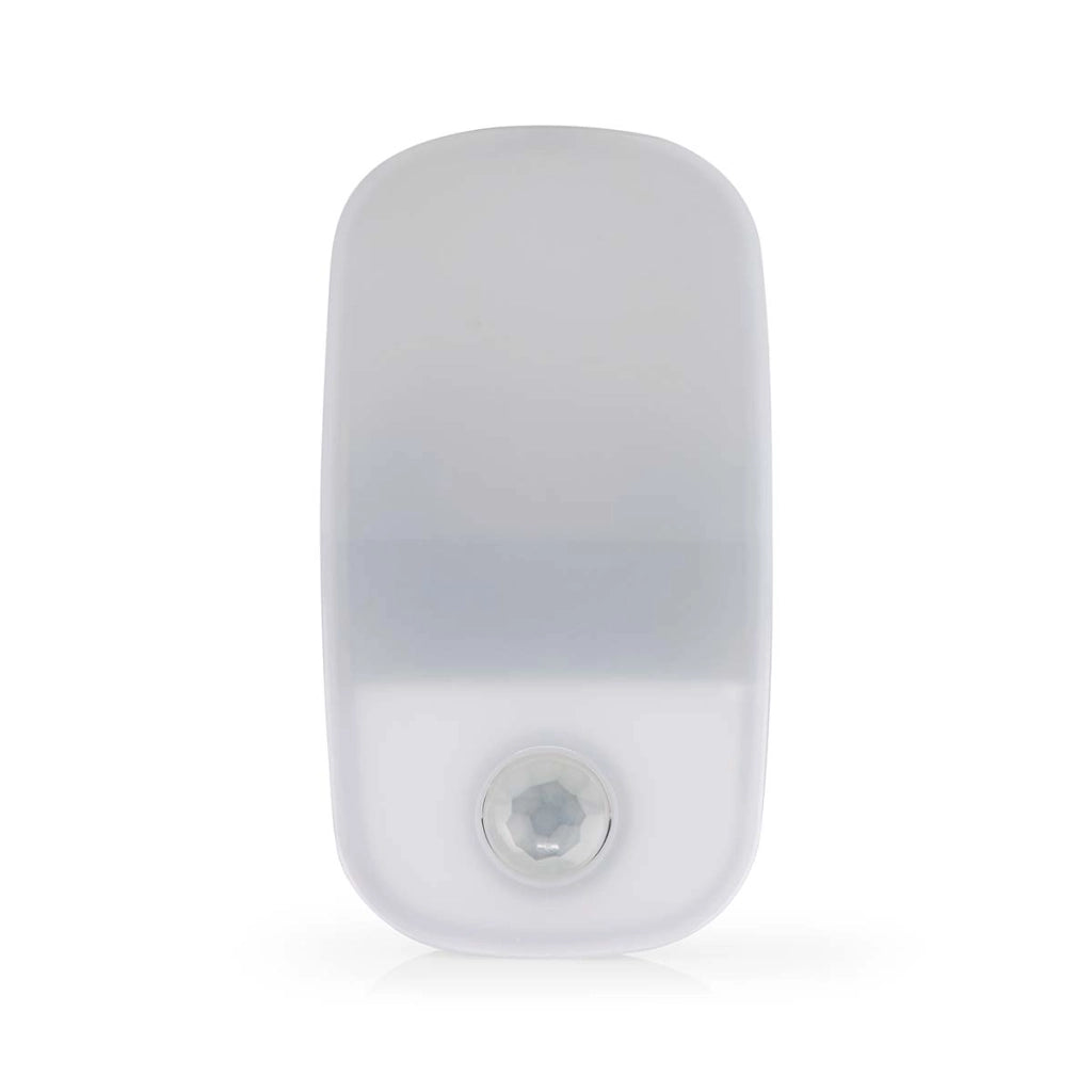 Luce notturna a LED con sensore di movimento e giorno/notte automatico Bianco Nedis