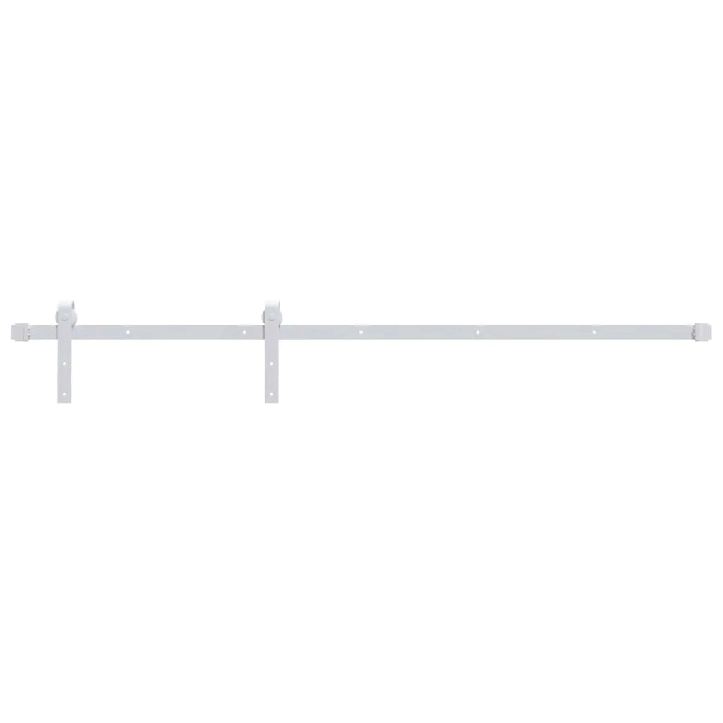Porta scorrevole Naturale e Bianco 100 x 210 cm 3444968
