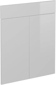 Frontale cucina R-Line, Bianco lucido, 59.2 x 70.8 cm frontale del mobile per mobile base con cassetti