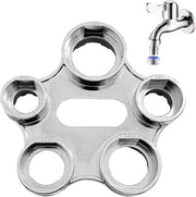 Attrezzo multifunzionale per regolazione della portata d'acqua - 10-in-1 chiave multifunzionale - chiave a stella per regolatore della portata d'acqua - strumento di installazione