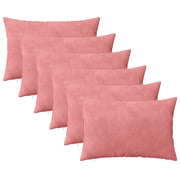 Cuscino con cuscino HEERLEN 6 pz Rosa Velluto 923838